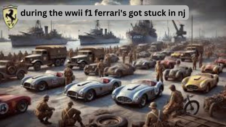During the WWII F1 Ferrari’s Got Stuck in NJ – A Forgotten Story of Racing History