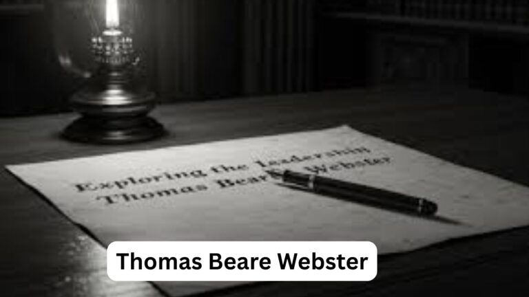 Thomas Beare Webster: Exploring His Journey, Impact, and Legacy