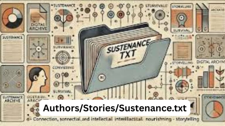 Authors/Stories/Sustenance.txt: The Digital Pathway to Literary Nourishment