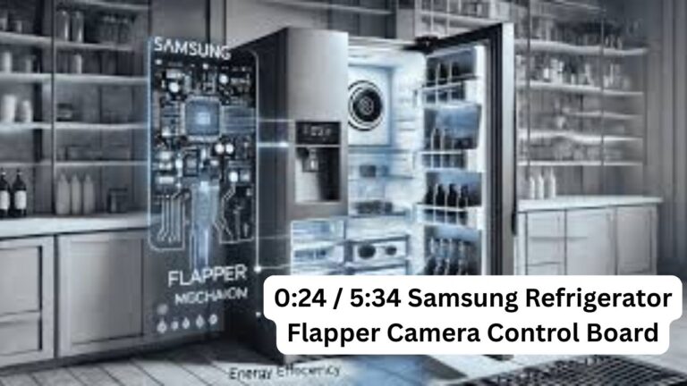 0:24 / 5:34 Samsung Refrigerator Flapper Camera Control Board – Everything