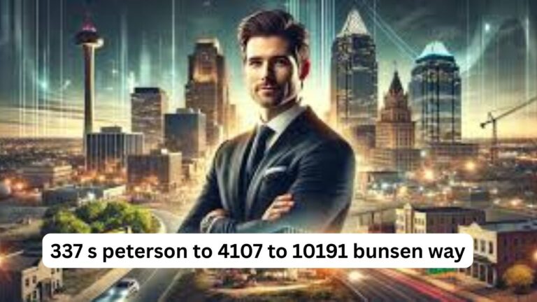 Exploring the Route: 337 S Peterson to 4107 to 10191 Bunsen Way